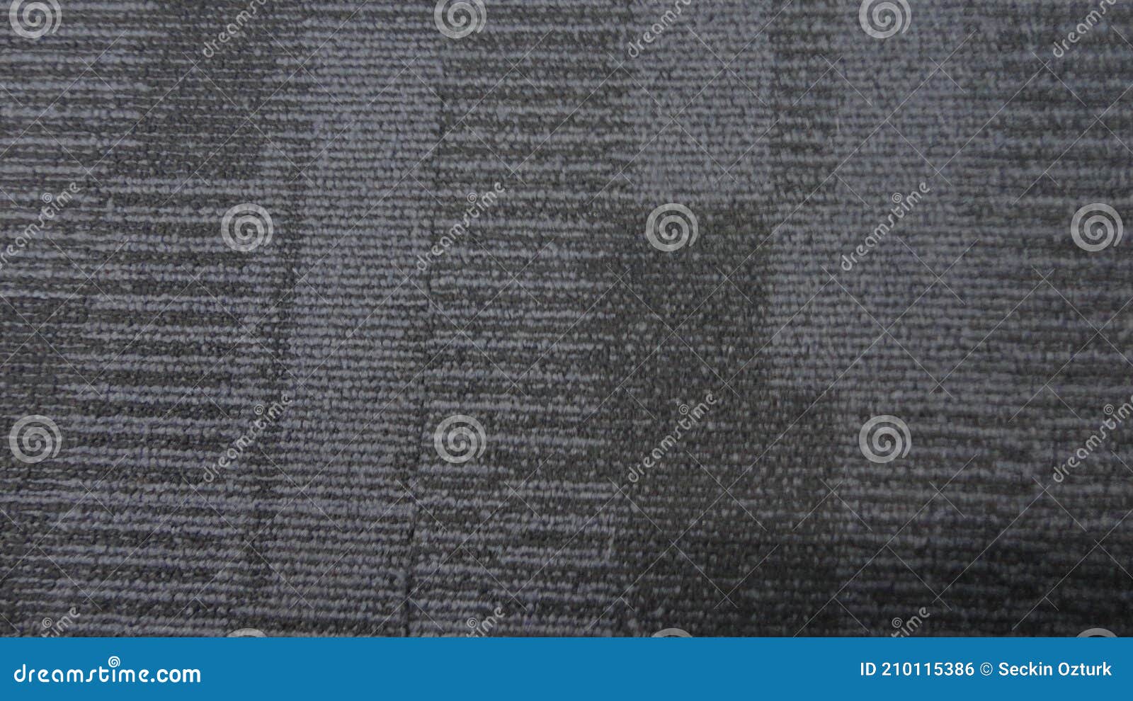 Blue Color Fabric Background at the Office Floor. Stock Photo Image