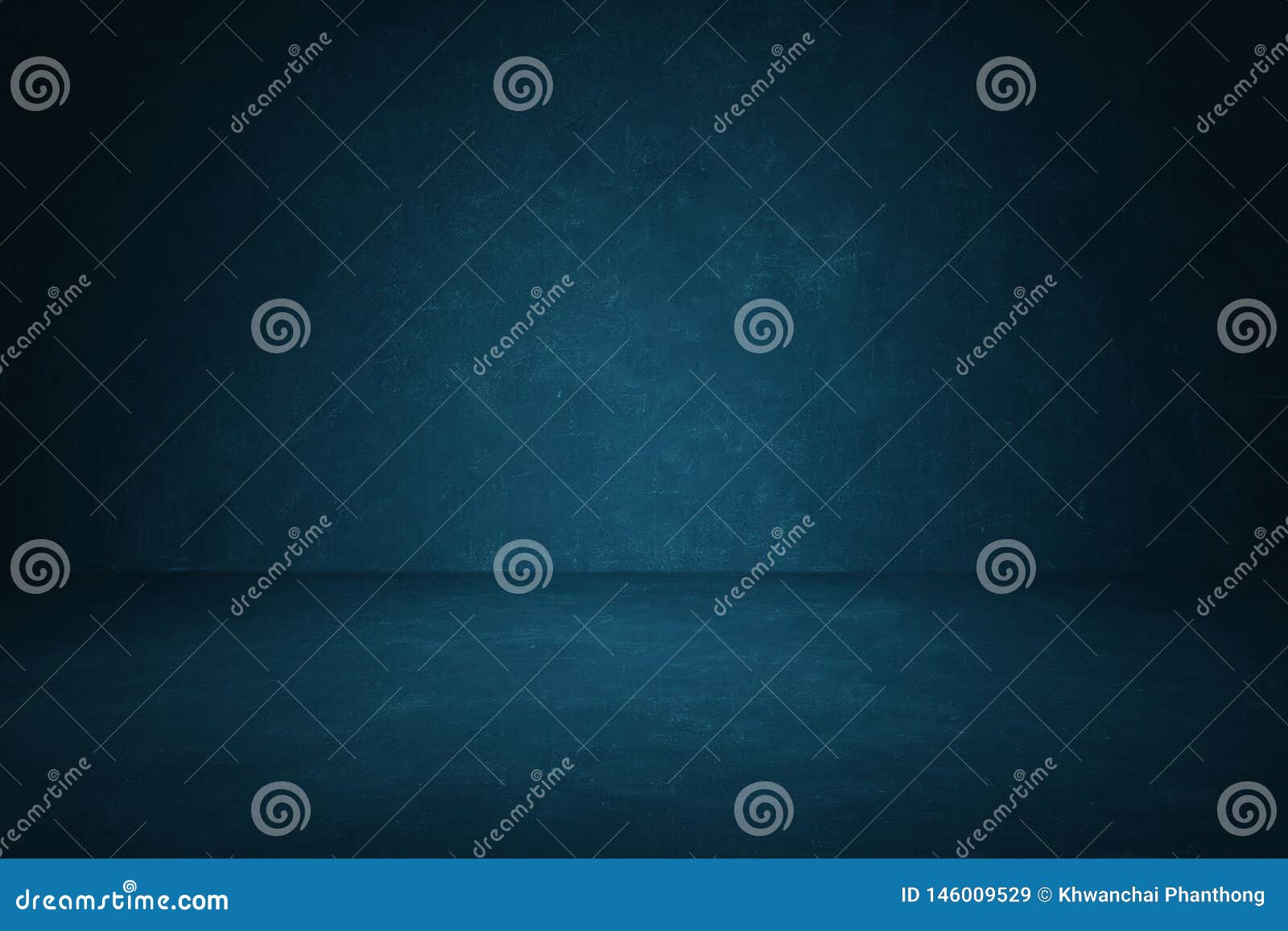 Dark Blue Chalkboard Wall Studio Background Stock Image Image of