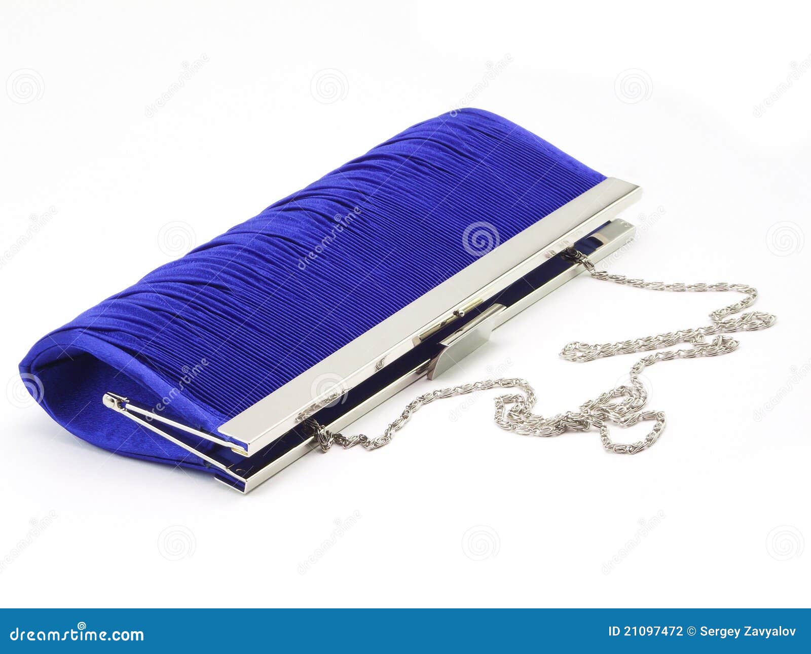 dark blue clutch