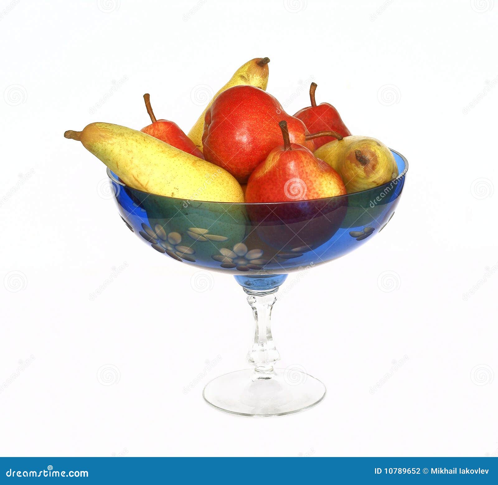 Dark Blue Glass Vase with Fruit Stock Photo Image of fruit, vase