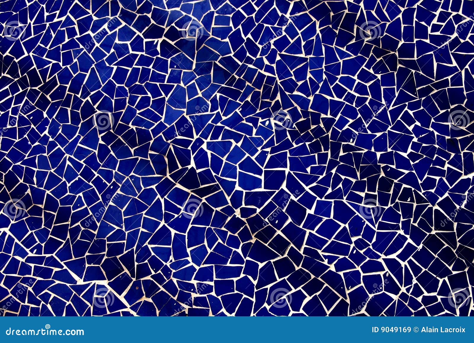 dark blue mosaics