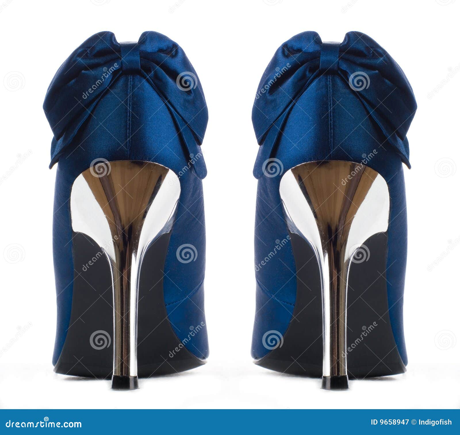Dark blue shoes stock image. Image of isolated, clothing 9658947