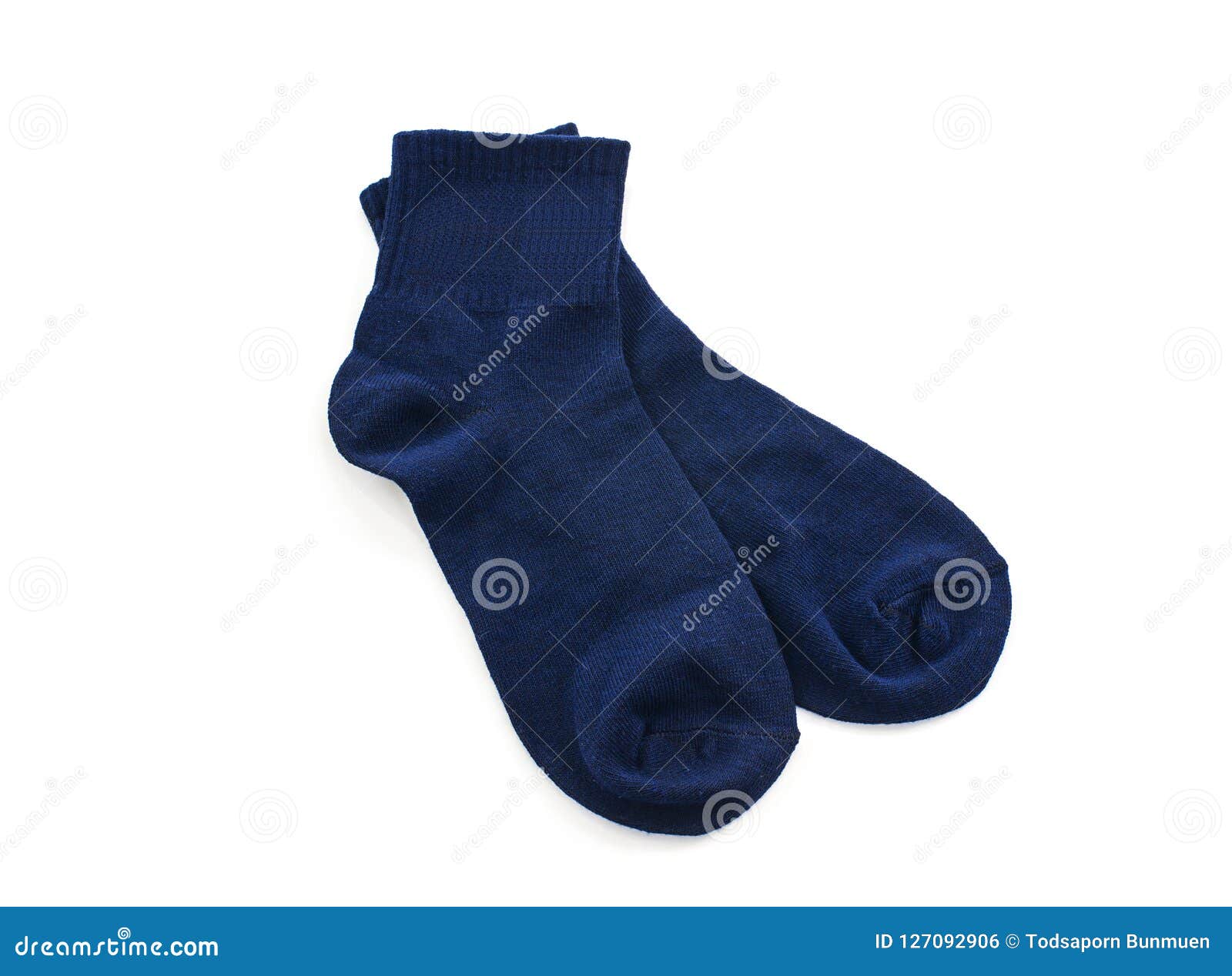 Dark Blue Socks on White Background Stock Photo - Image of color, sock ...