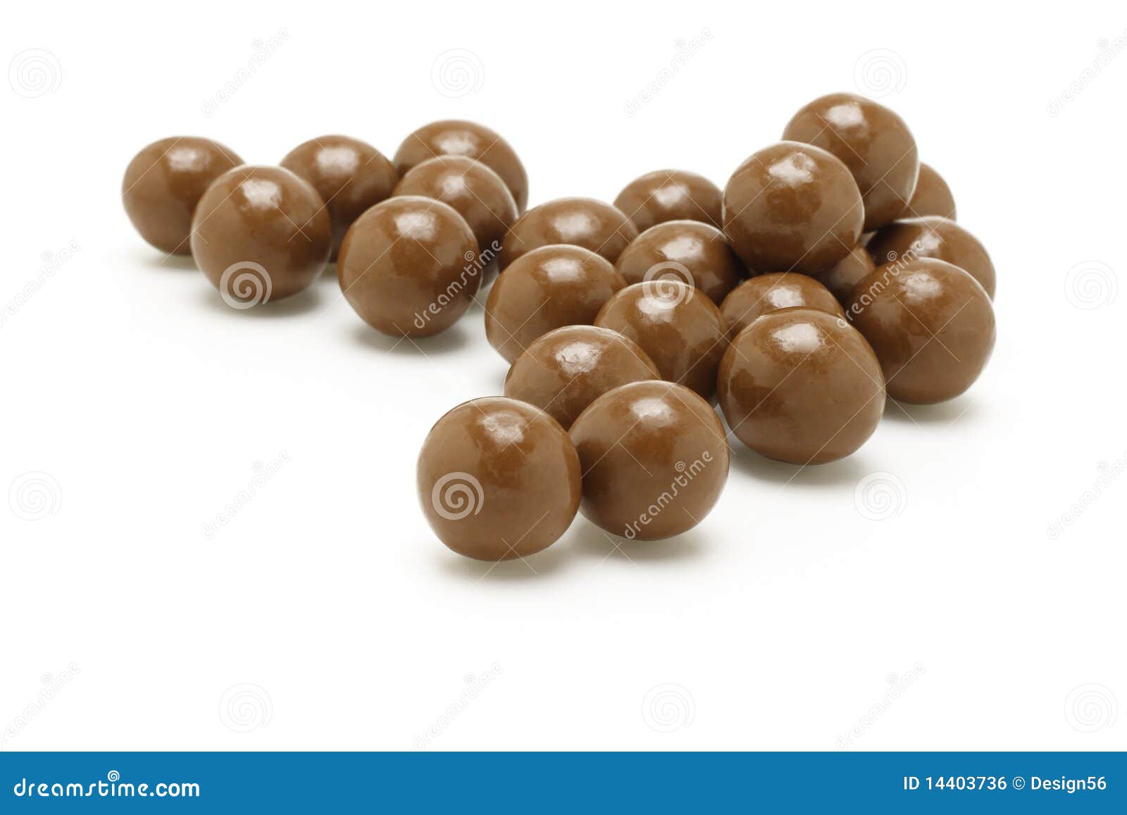 Dark brown Chocolate balls stock photo. Image of balls 14403736