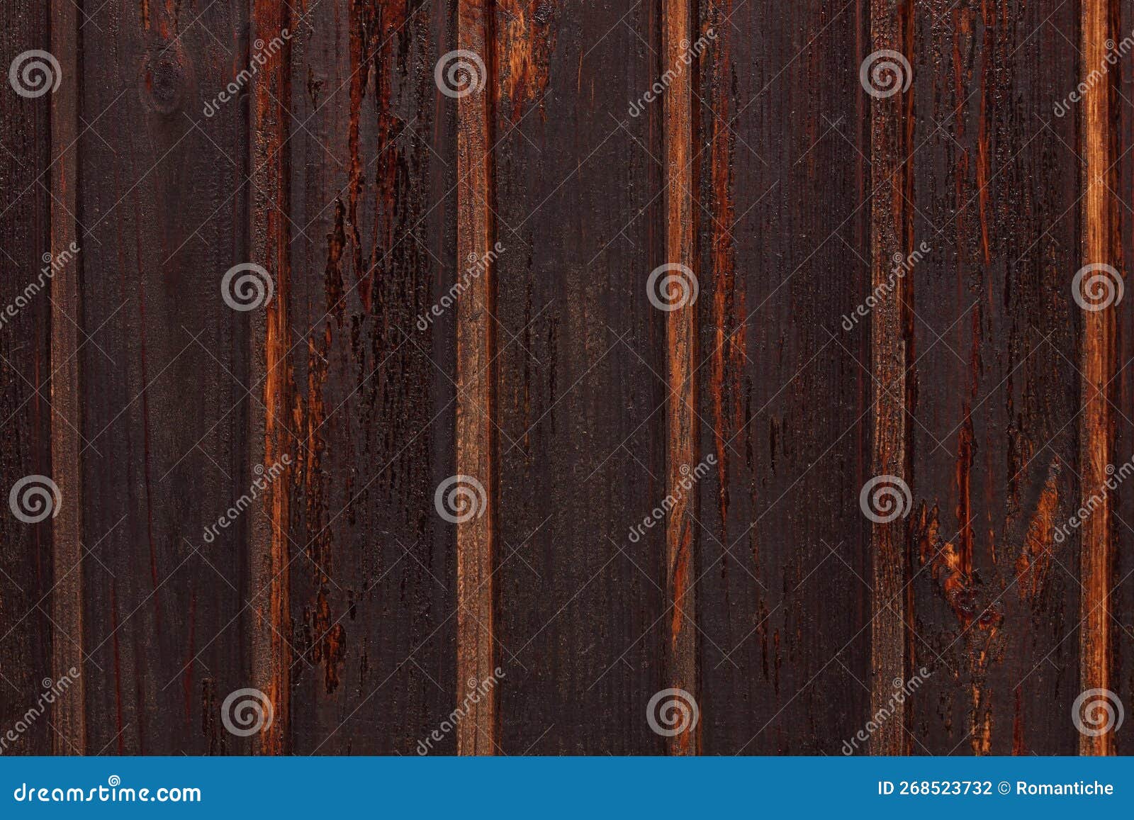 Dark Brown Wooden Wall Background Stock Photo Image of wood, board