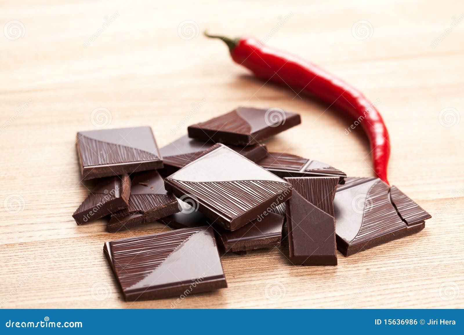 Dark chili chocolate stock photo. Image of chili, dessert 15636986
