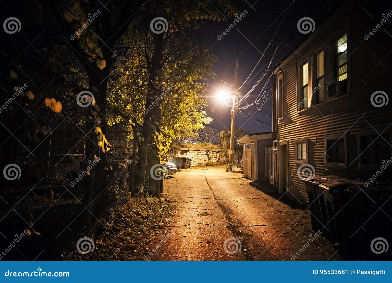 Dark City Alley At Night Stock Image Image Of Alleyway Dark City Alley At Night Stock Image Image Of Alleyway