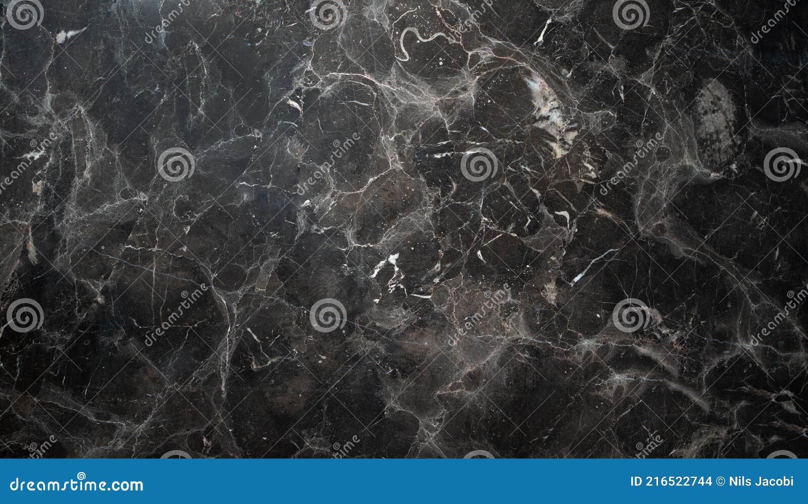 Dark Color Marble Texture, Black Marble Background Stock Photo Image