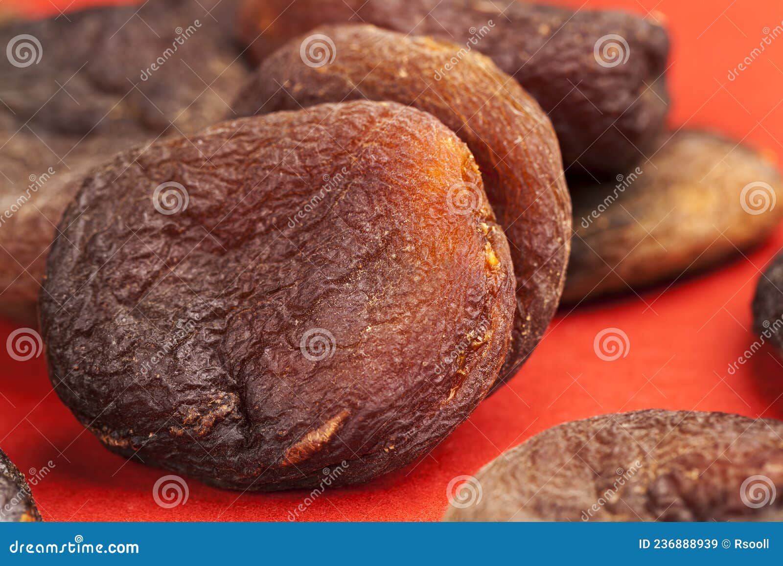 Dark Dried Apricots of Large Size Stock Image Image of apricot, dried