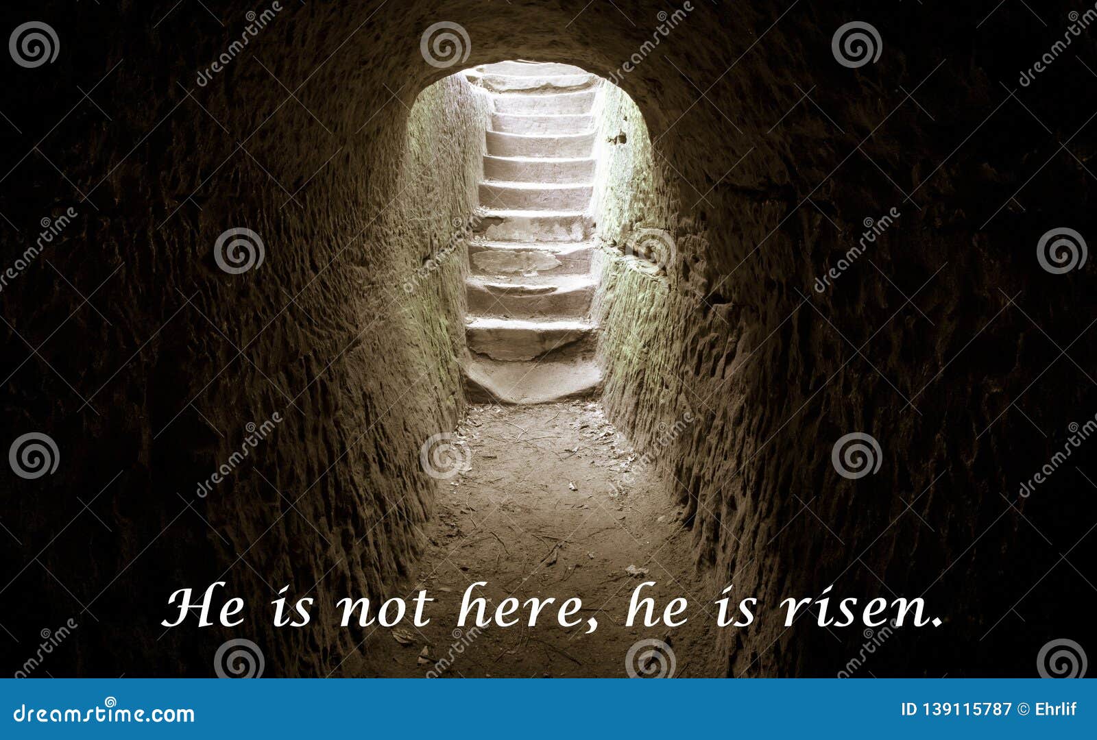 empty tomb resurrection jesus background with verse
