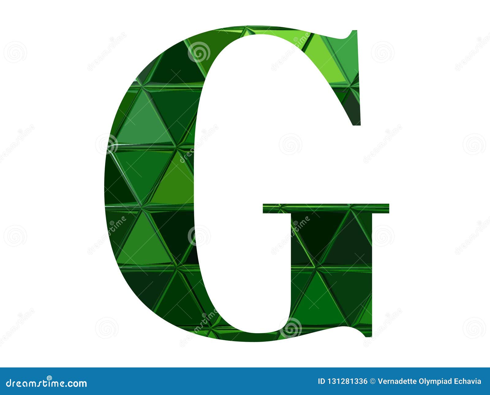 Dark Green Colored Letter G Logo Icon Stock Illustration Illustration Of Font Banner