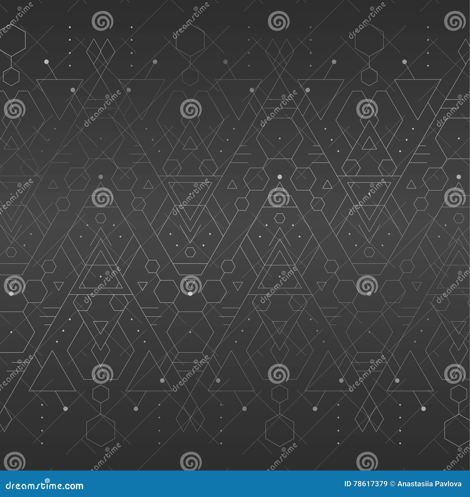 Dark Grey Geometric Background Stock Vector Illustration of geometry