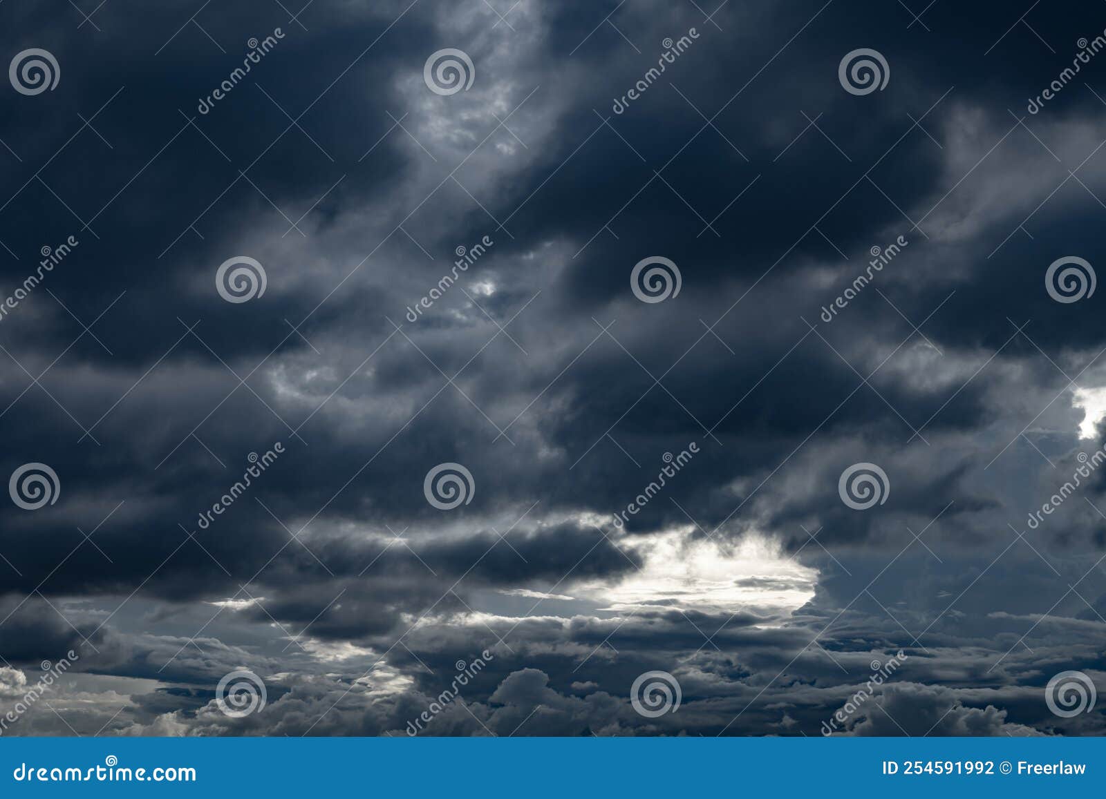 Dark & Heavy Clouds As Background Stock Photo - Image of climate ...