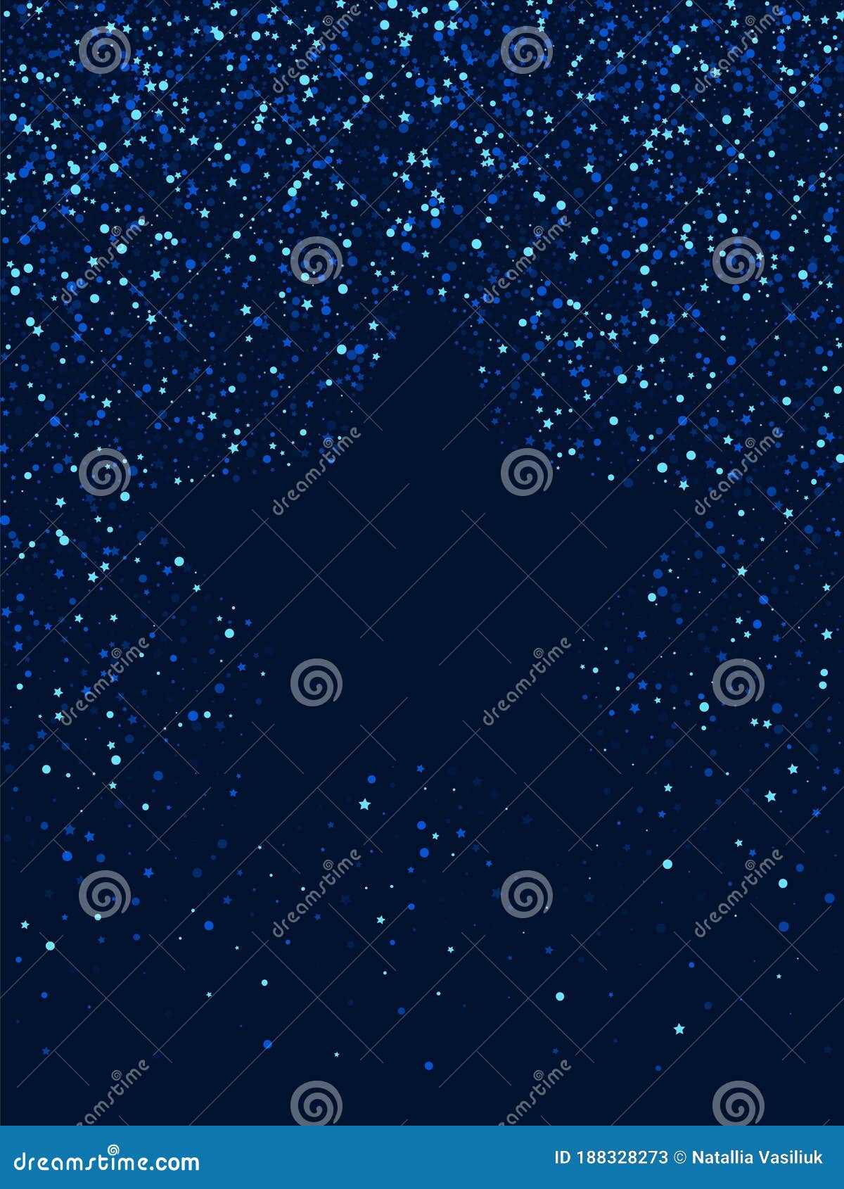 Dark Magic Digital Confetti Texture. Silver Stock Vector - Illustration ...