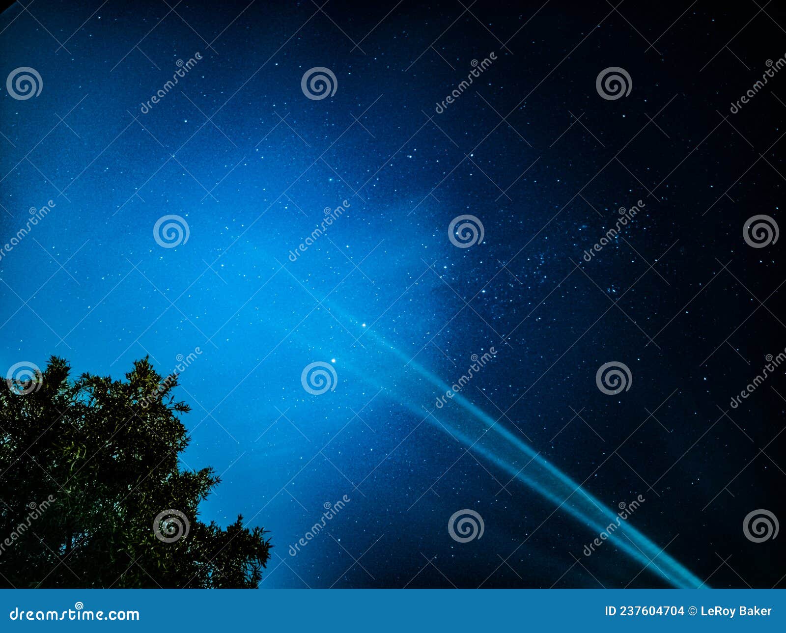 Dark Night Sky with Light Rays Stock Photo Image of universe, astronomy 237604704