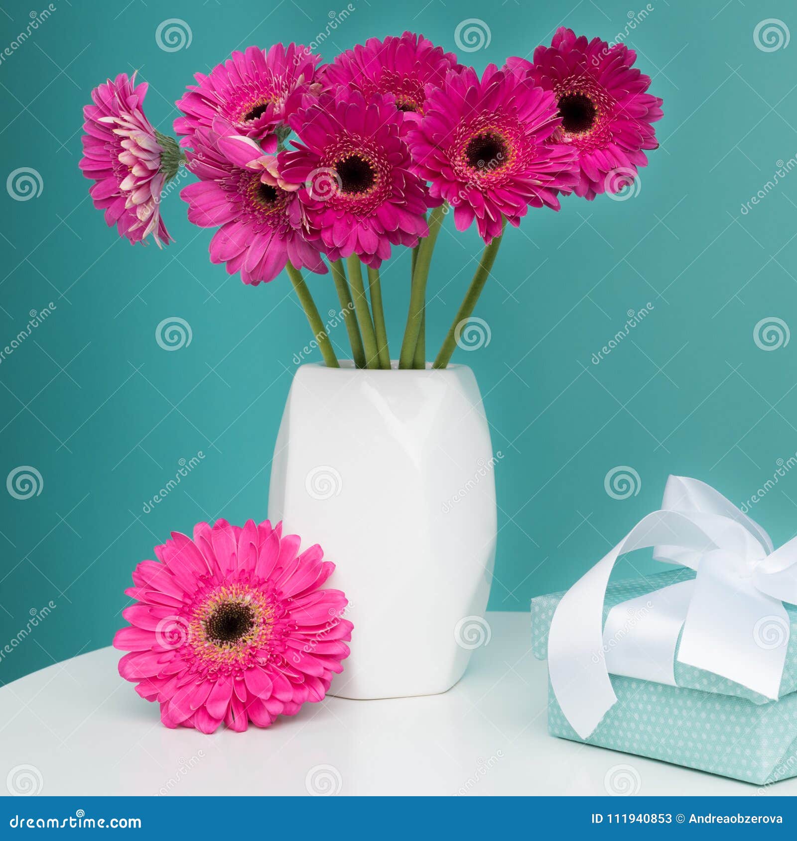 Dark Pink Gerbera Daisies