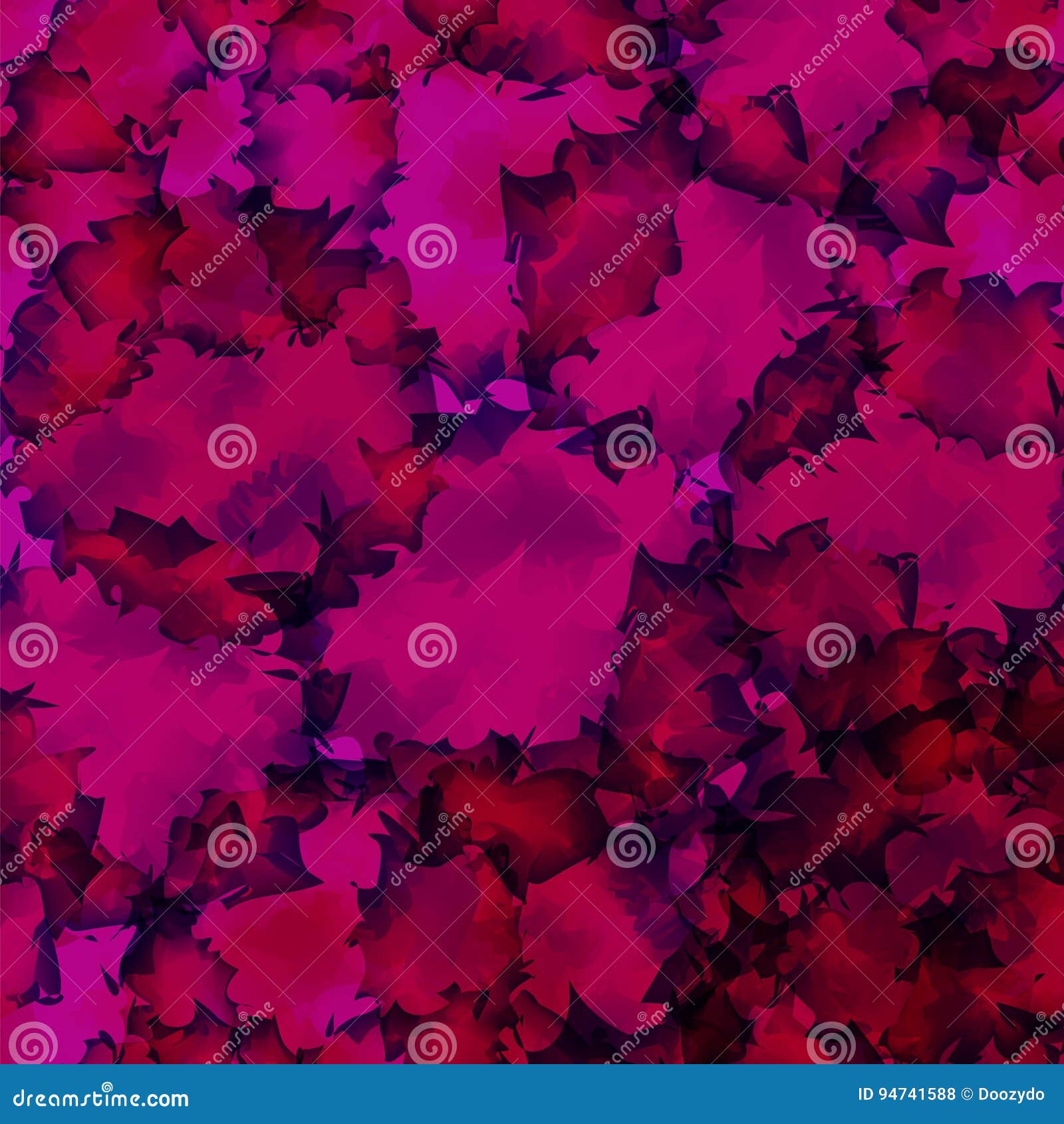 Dark Pink Watercolor Texture Background. Stock Vector Illustration of