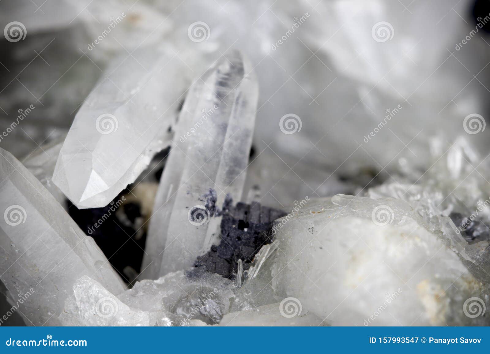 Dark Quartz Crystalline Structure Macro Sharp Detailed Image Stock Image Image of quartz