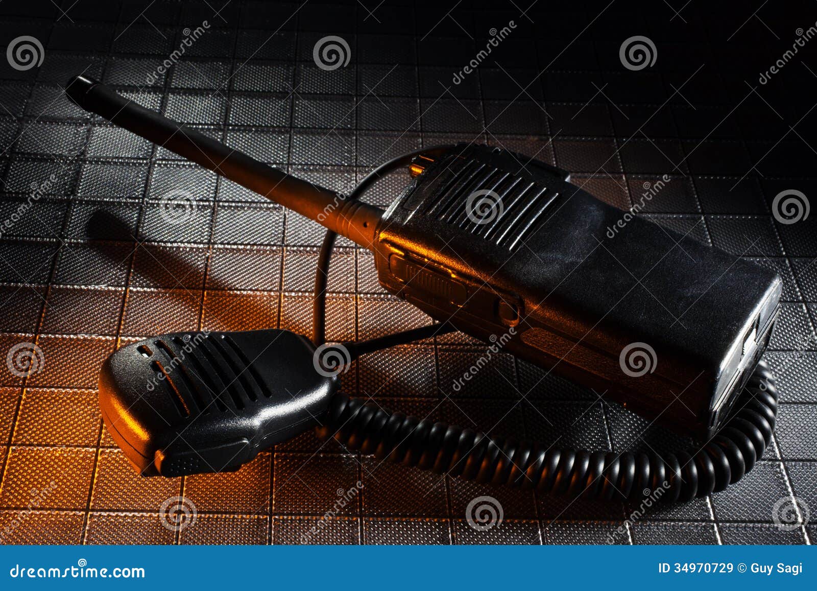 Dark radio stock image. Image of radio, orange, black 34970729