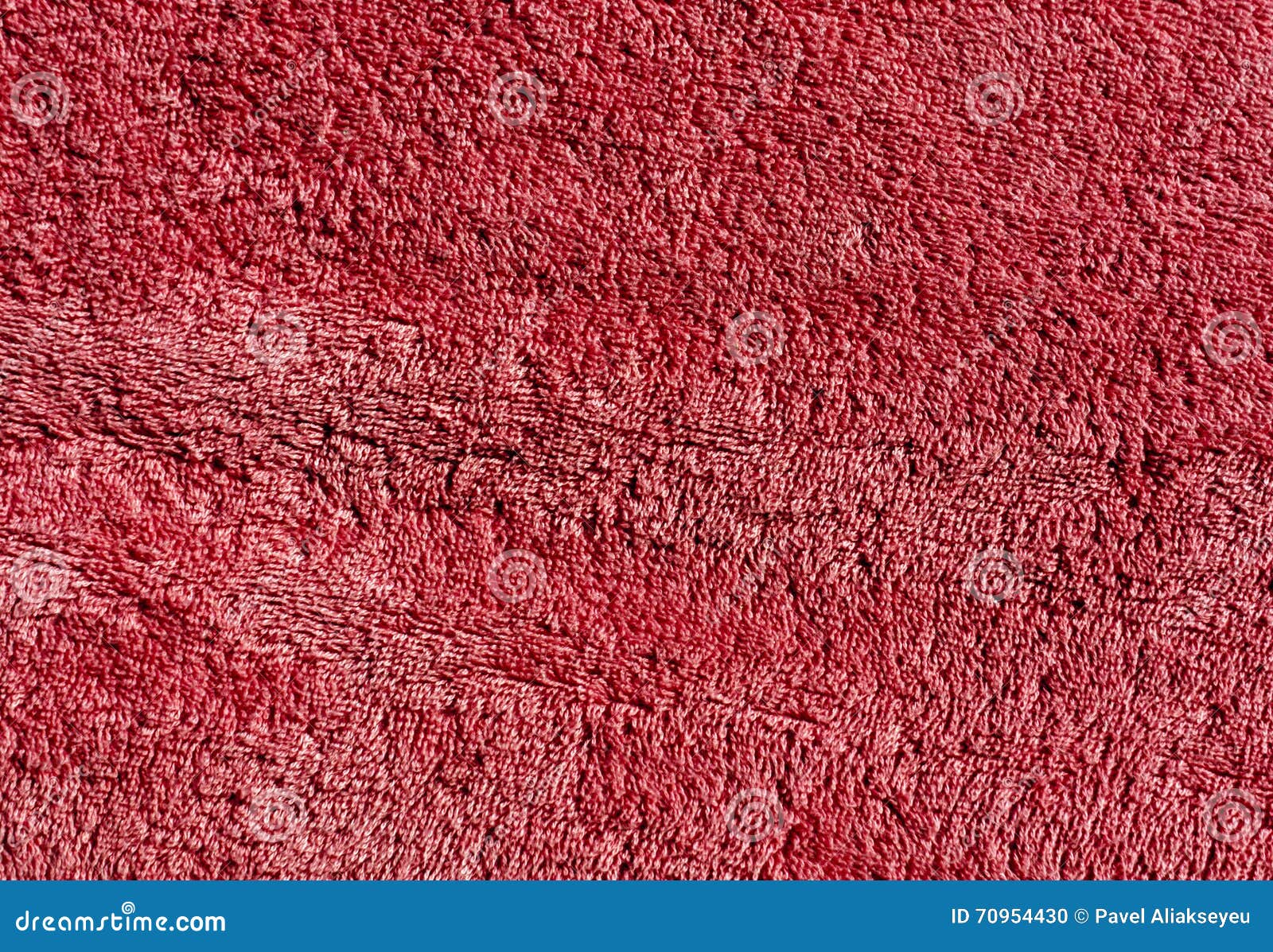 Dark Red Color Bath Towel Texture. Stock Photo Image of light, cloth