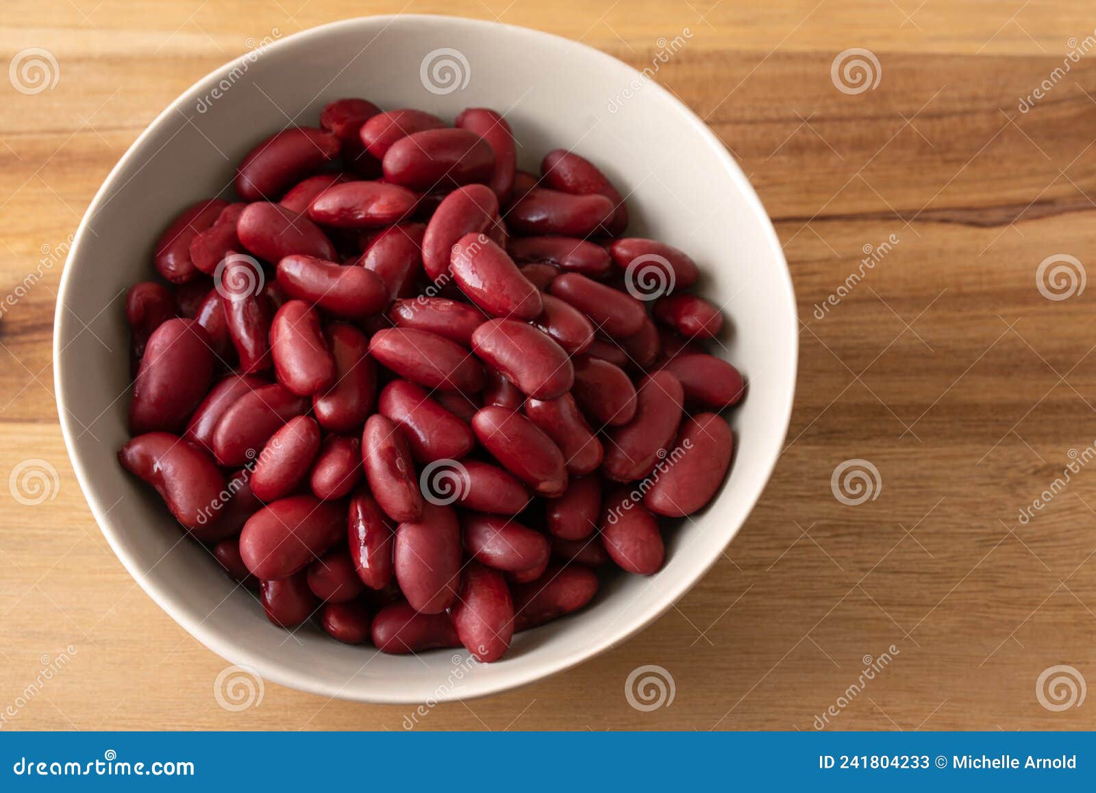 Dark Red Kidney Beans in a Bowl Stock Image Image of beans, close