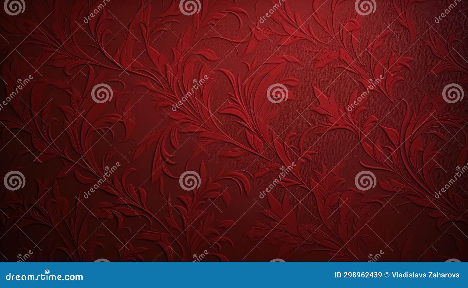 Dark Red Wallpaper with the Effect of Depth and Volume Stock