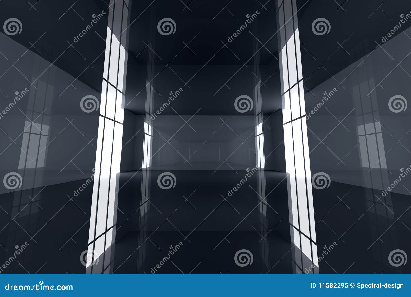 Dark Room stock illustration. Illustration of empty, estate - 11582295