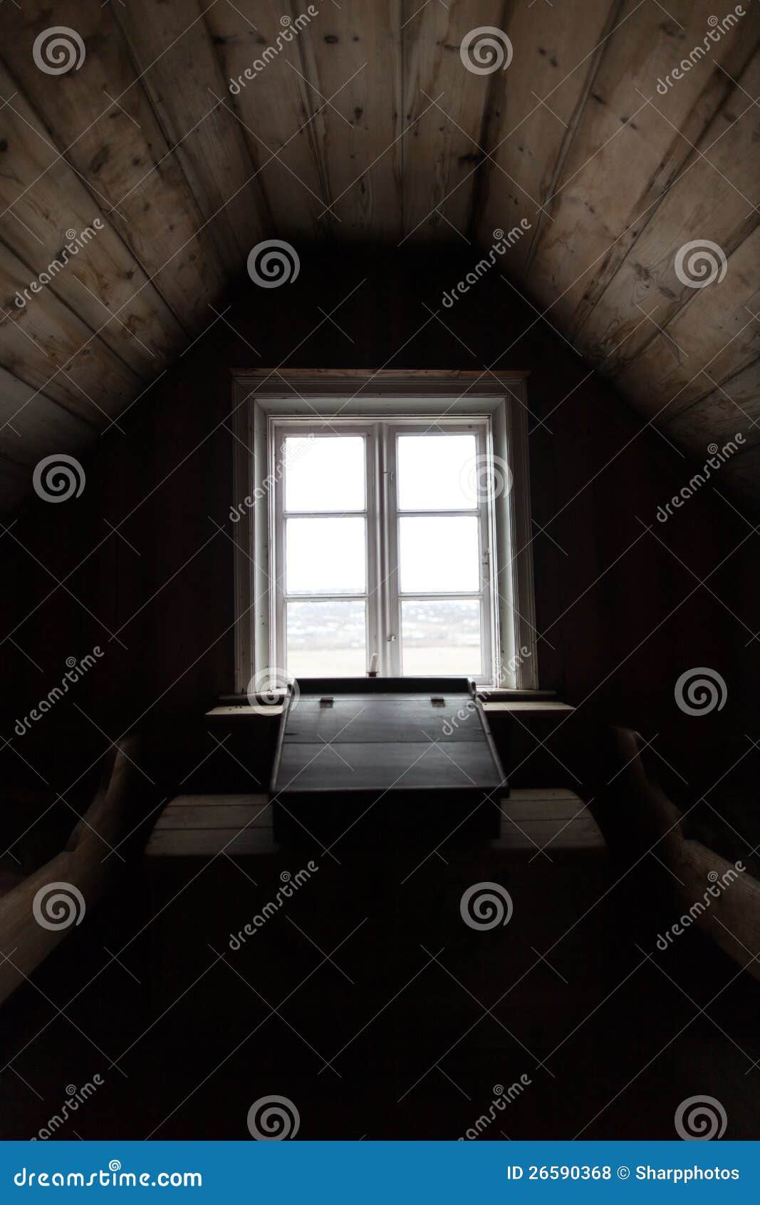 Dark room stock photo. Image of interior, house, north 26590368