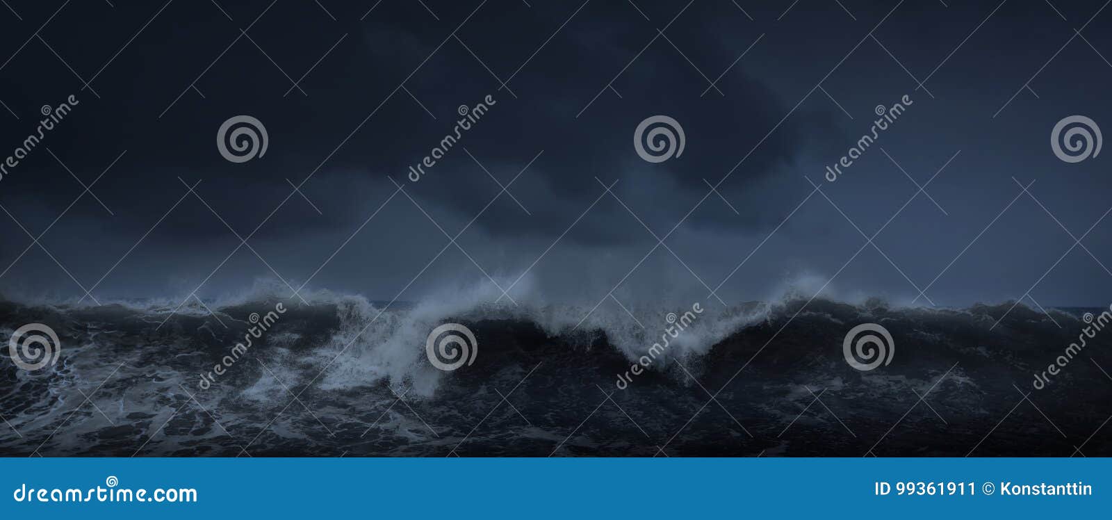 dark sea stormy background