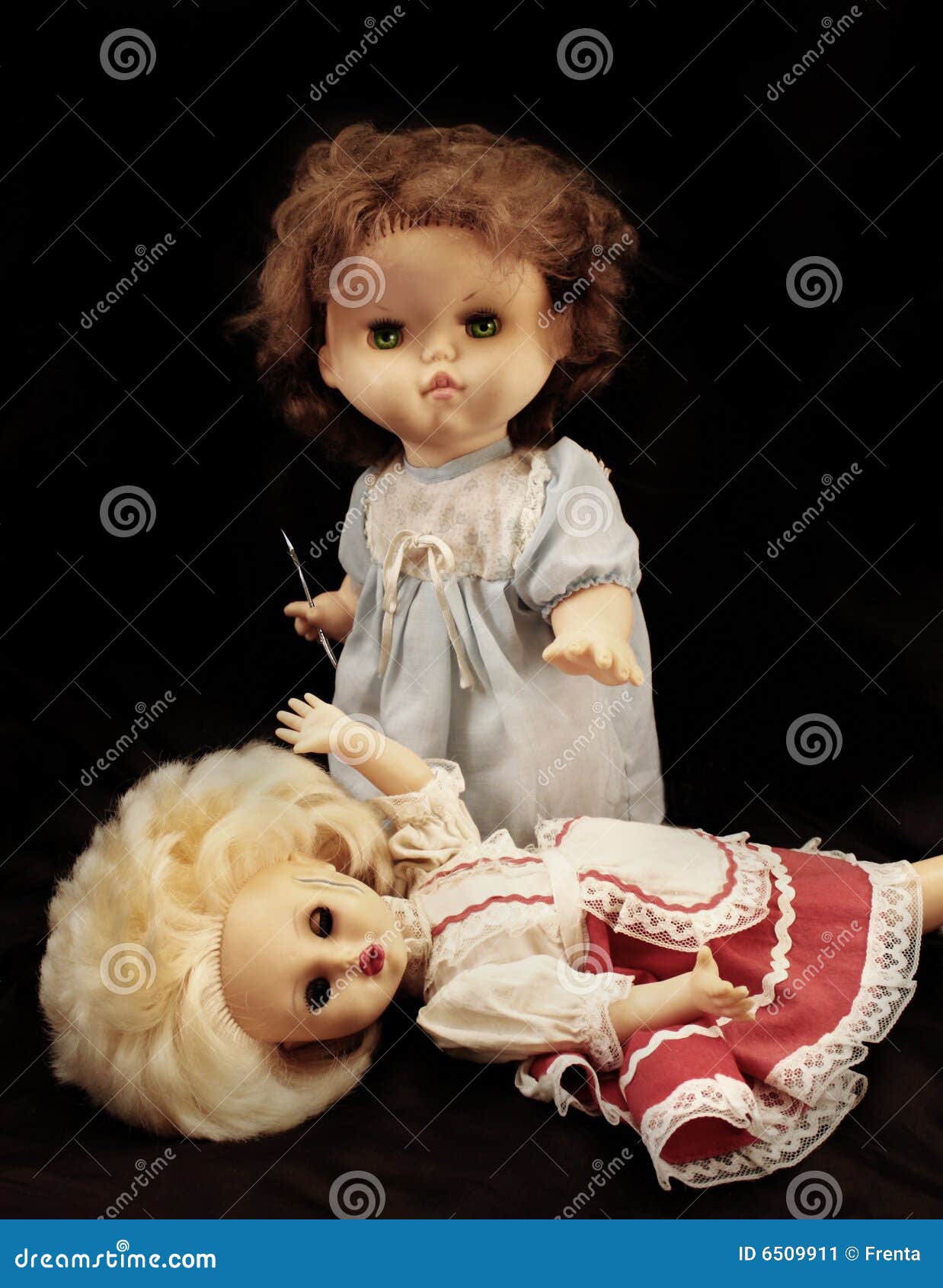 Dark Series. Vintage Killer Doll Stock Image Image of killer, doll