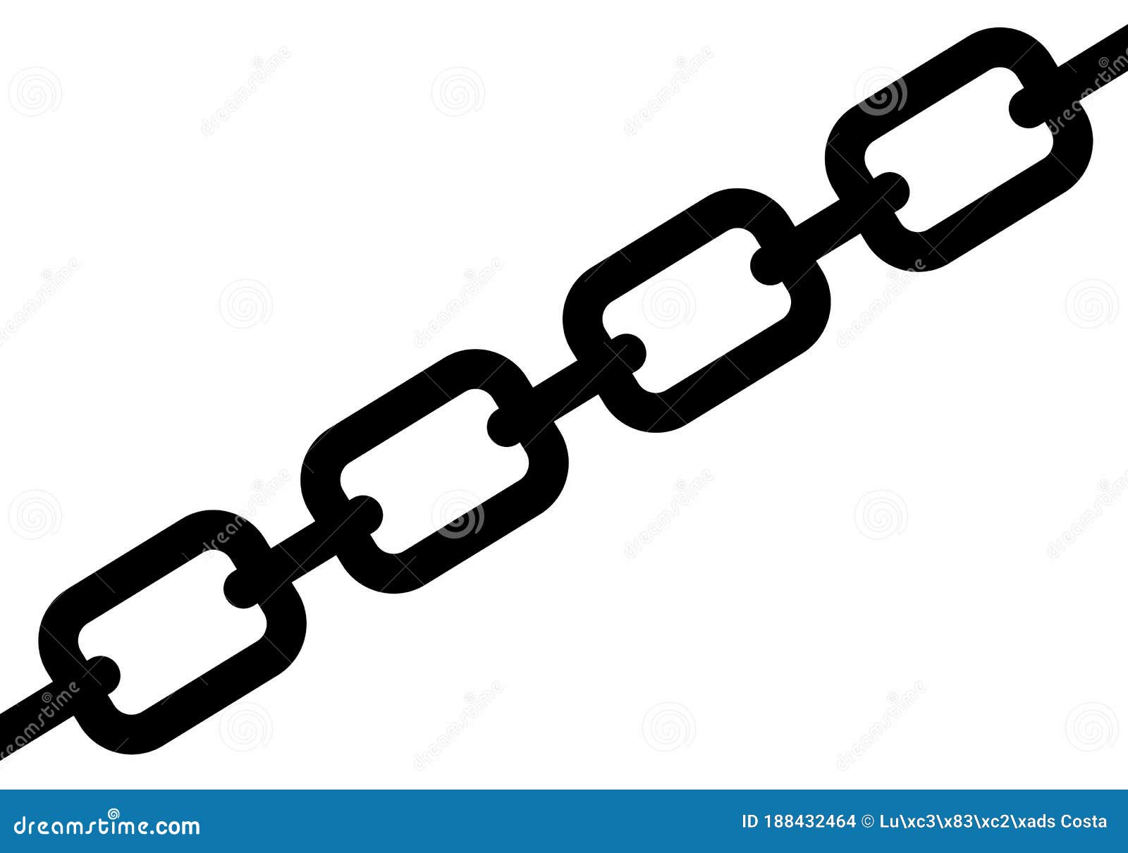 Chain dark silhouette stock illustration. Illustration of metal - 188432464