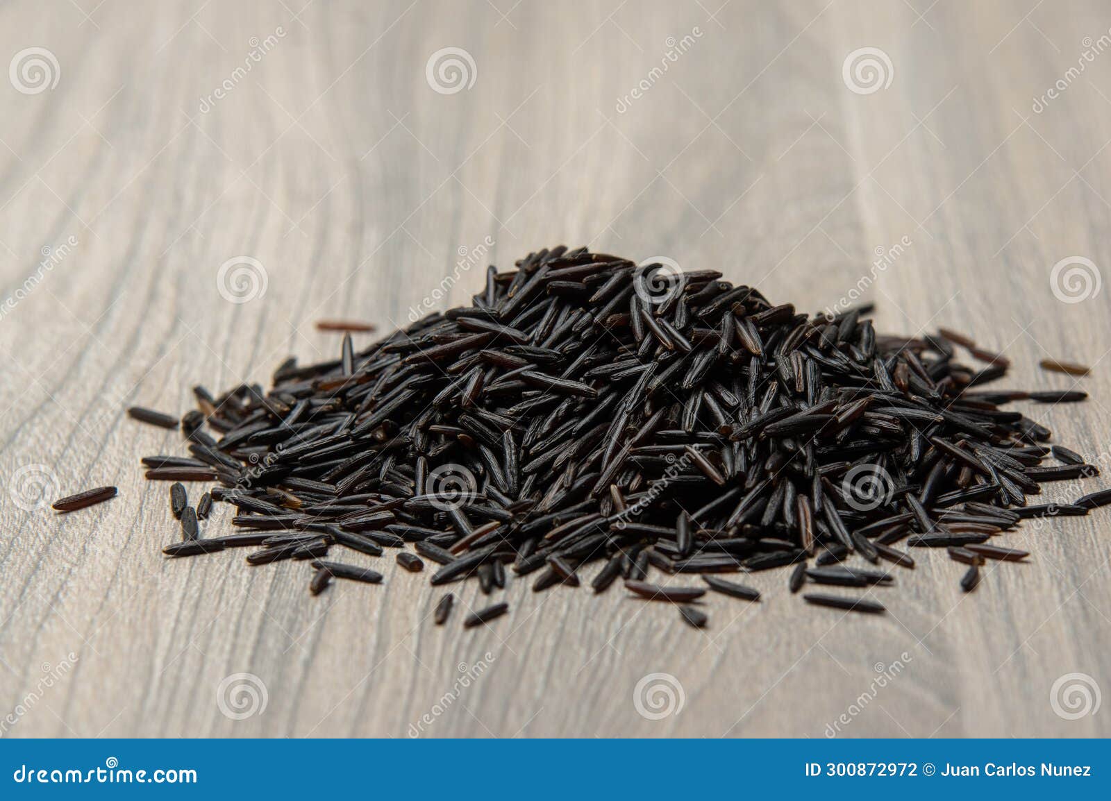 Dark Wild Rice Long Raw Grain Stock Photo Image of cooking, macro