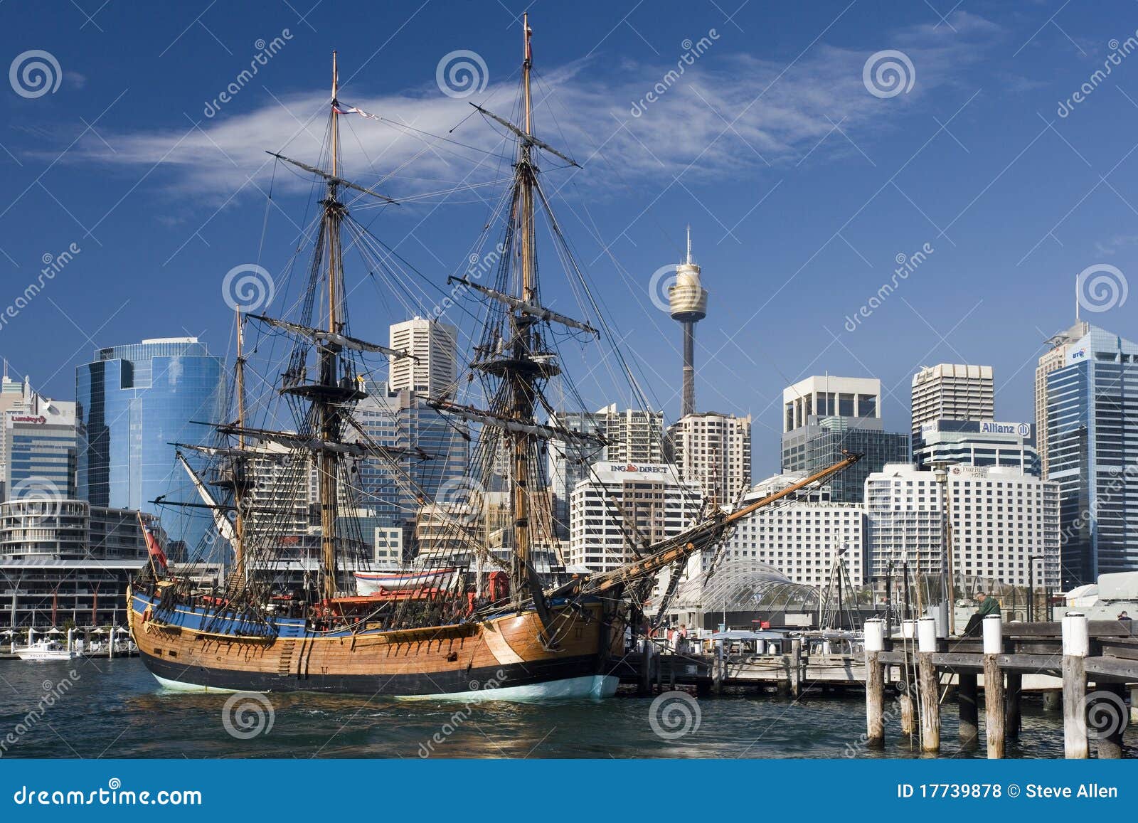 Darling Harbor Sydney Australia Editorial Stock Photo Image of quay, quayside 17739878