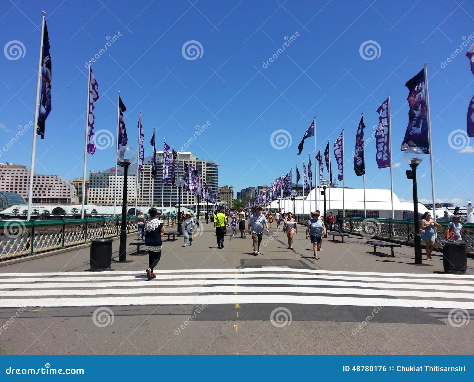 Darling harbour sydney editorial photo. Image of christmas 48780176