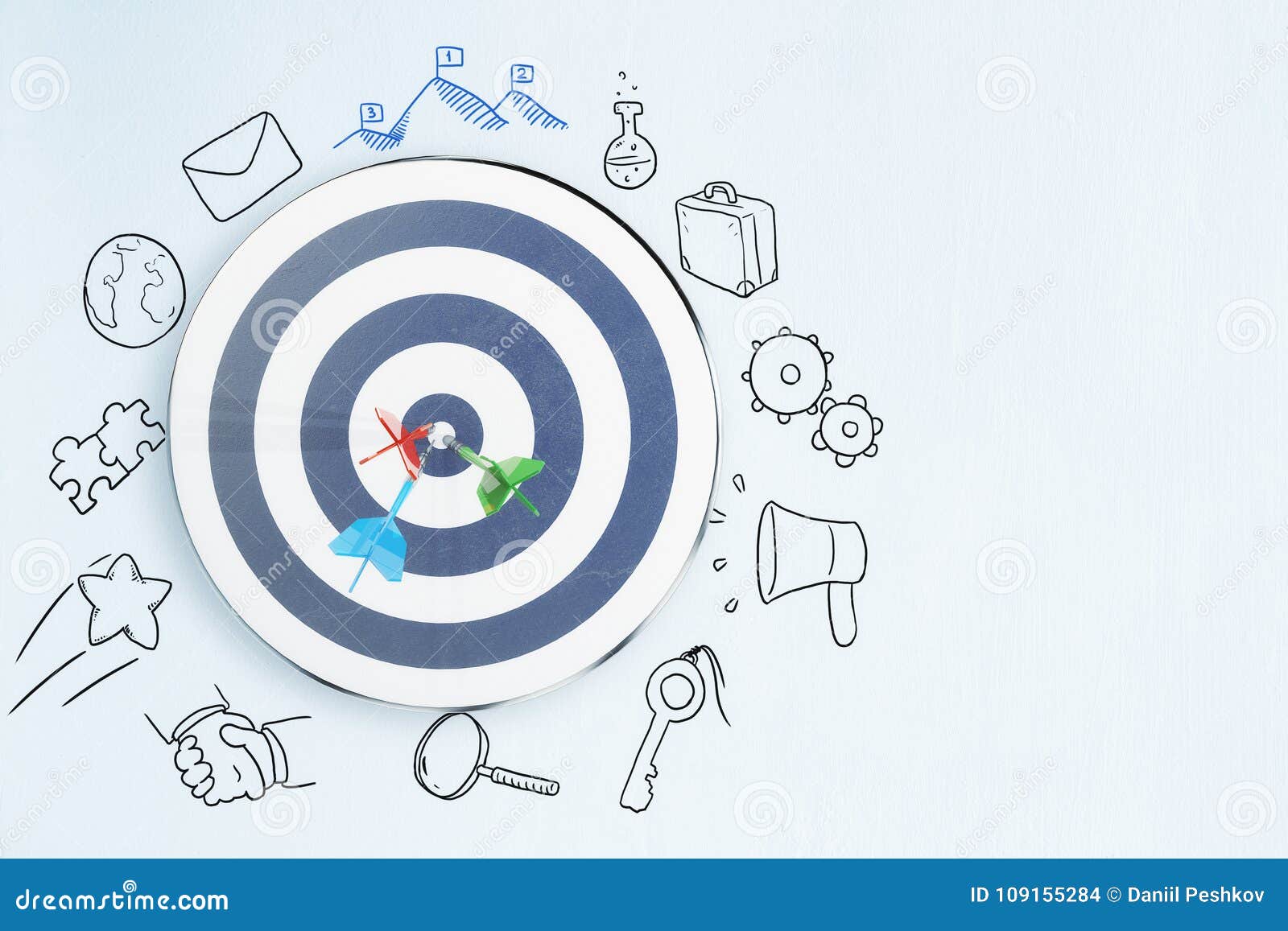 Targeting and Leadership Concept Stock Photo Image of achievement