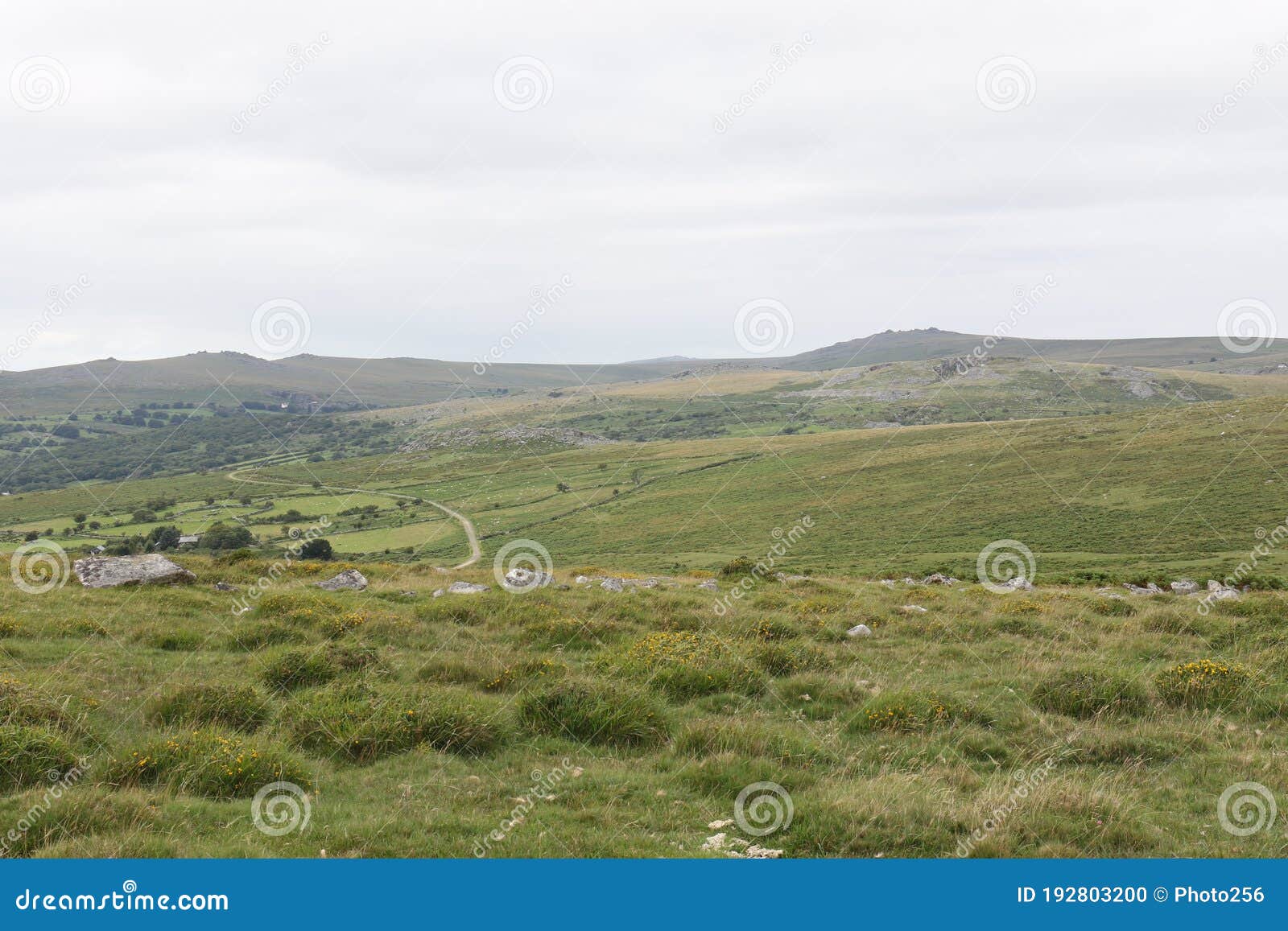 dartmoor national park old railway line to princetown