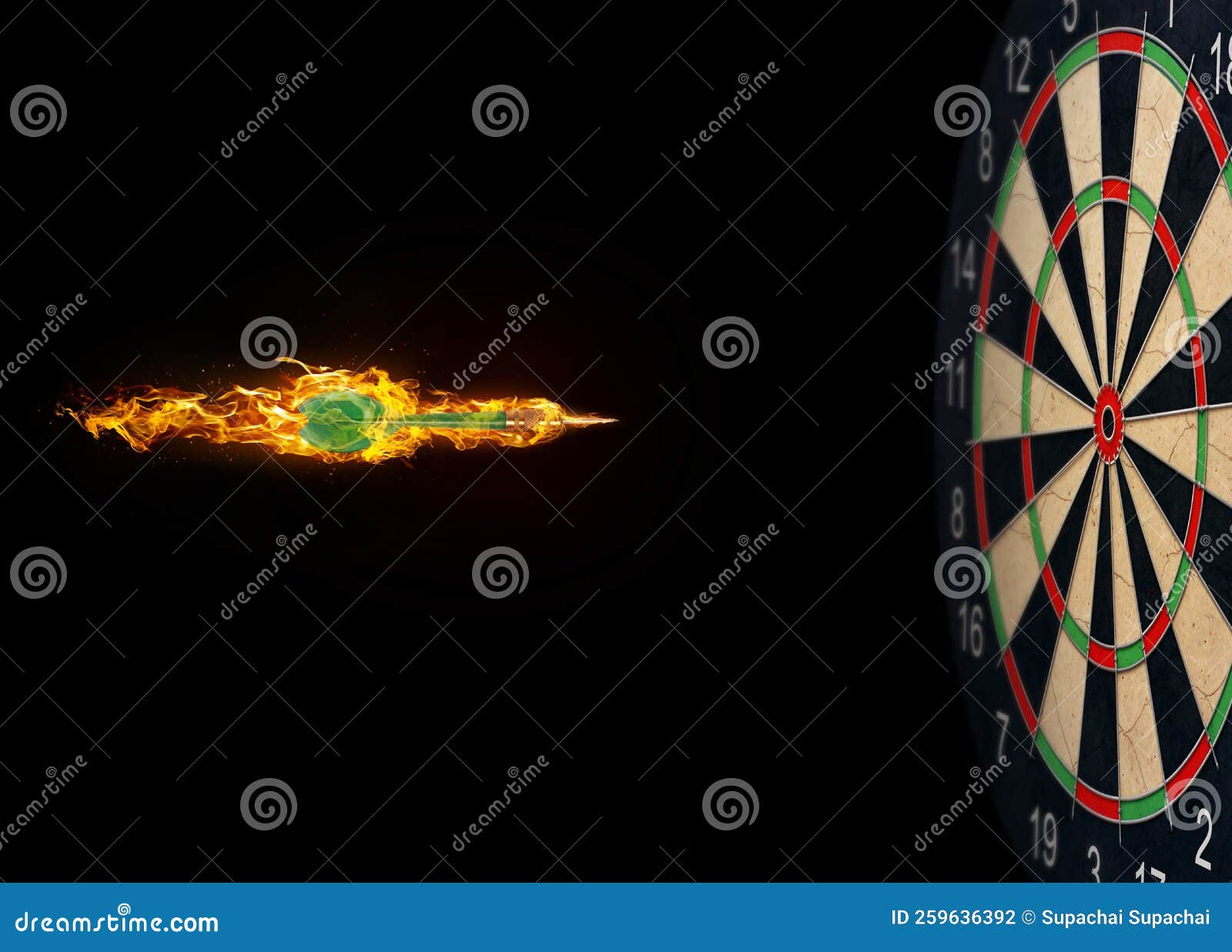 Darts, on Fire Flying To the Target Editorial Photography Image of