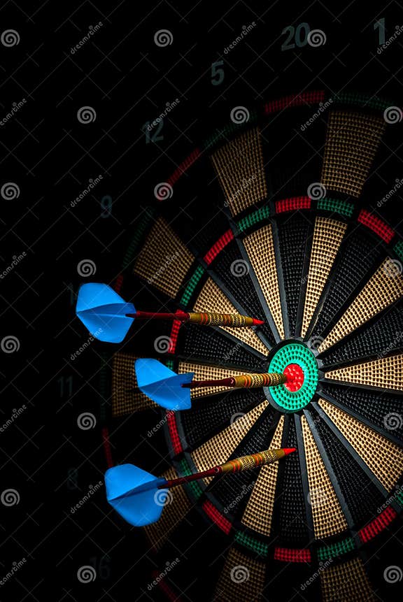 Darts Stuck in an Electronic Dartboard Stock Image Image of accurate, dart 158600747