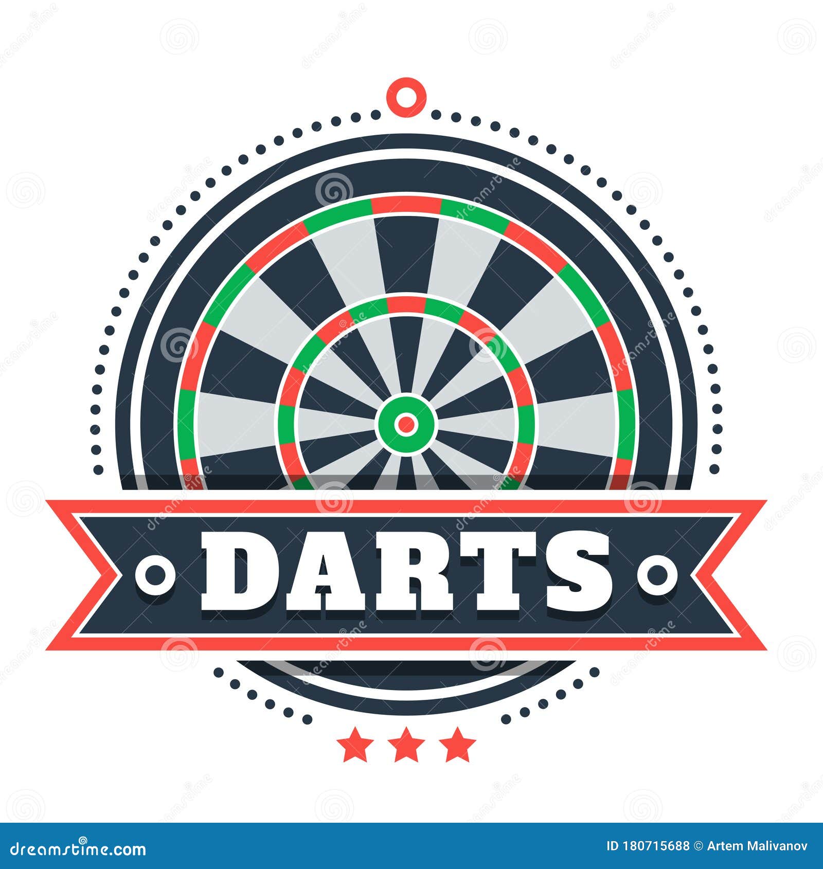 Darts Tournament Club Logo Set Design Element Business Sign Identity Label Badge Sport Emblem Symbol Crossed Arrows Vector 180715688 