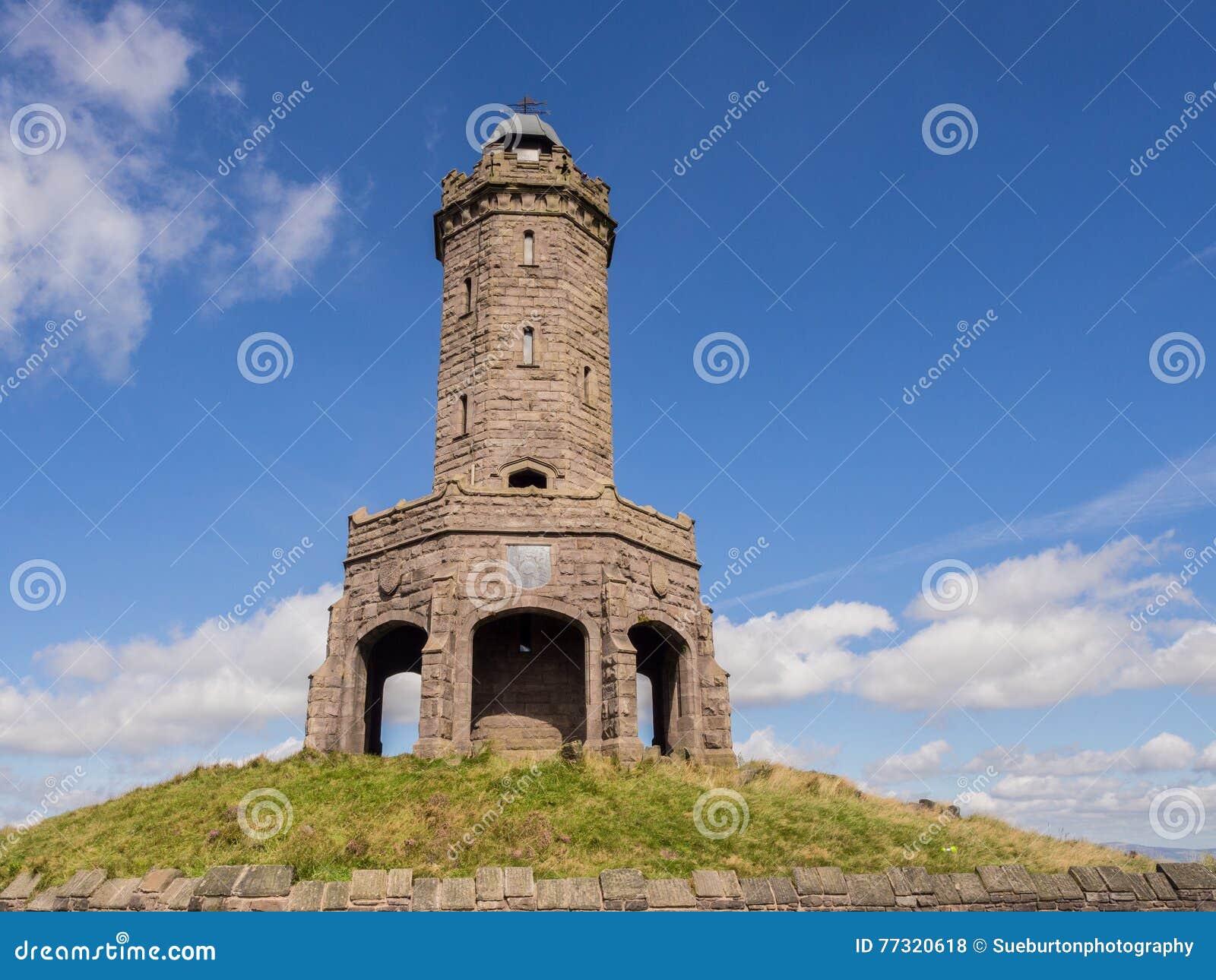 Darwen tower stock photo. Image of steeple, hillside 77320618