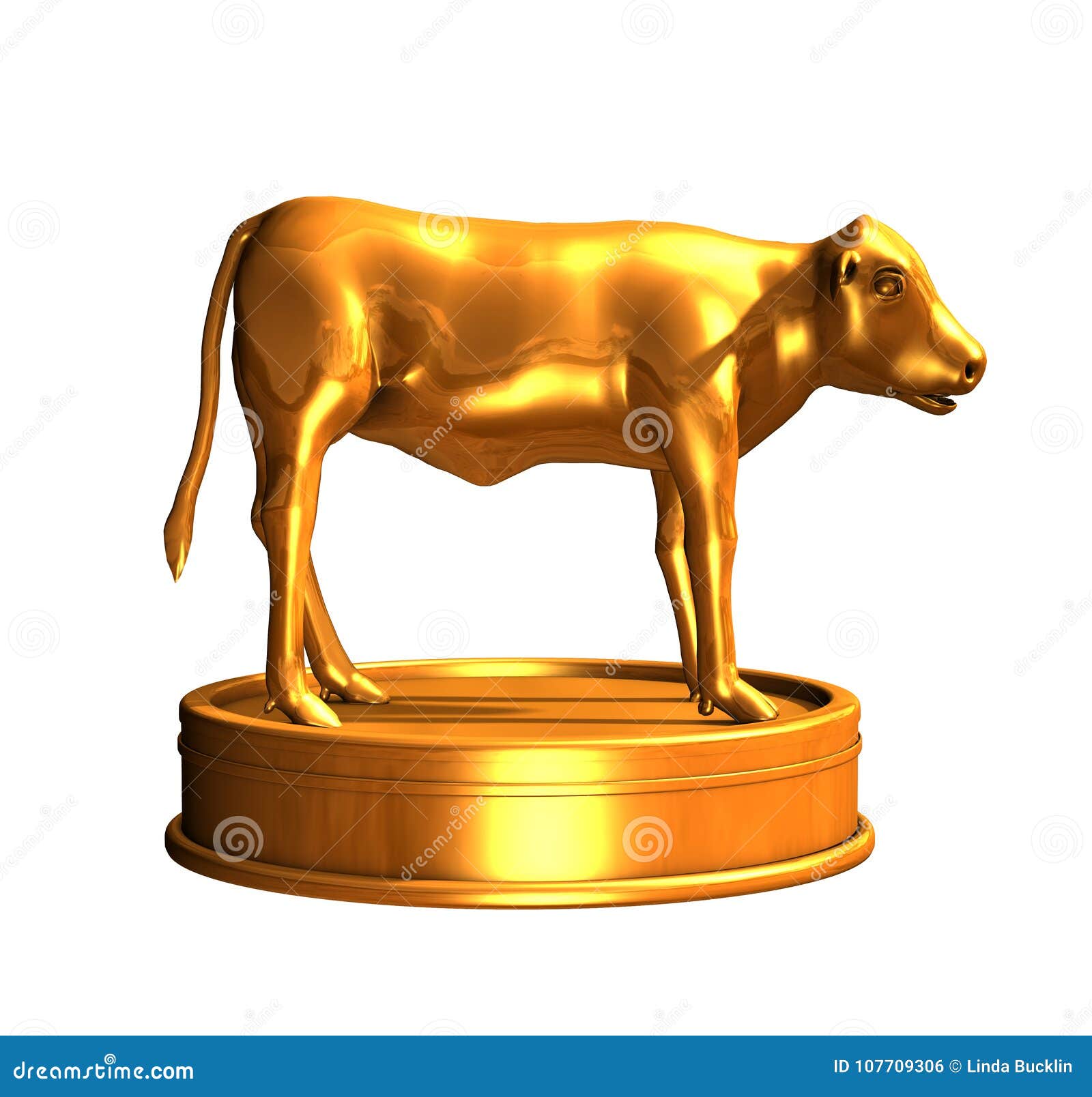 Das goldene Kalb stock abbildung. Illustration von torah 107709306