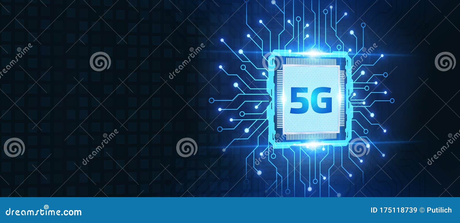 Das Konzept Des Mobilen 5g-Hochgeschwindigkeitsnetzes Der Neuen Generation. Business-moderne 
