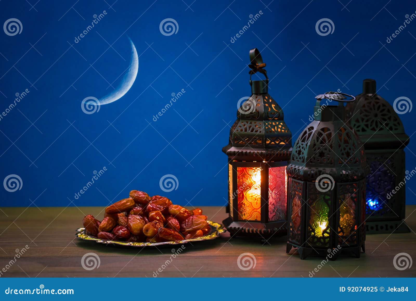 Das Moslemische Fest Des Heiligen Monats Von Ramadan ...