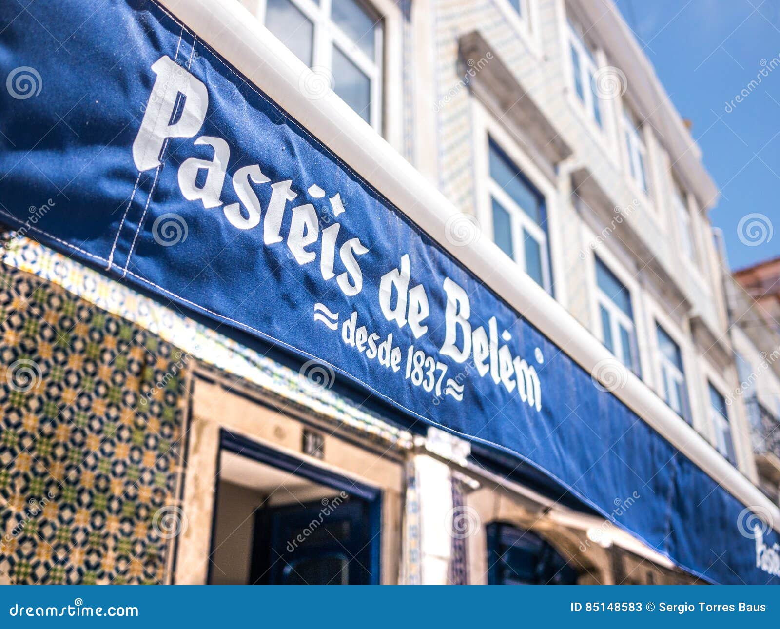 Das Pasteis De Belem redaktionelles stockfoto. Bild von bonbons 85148583