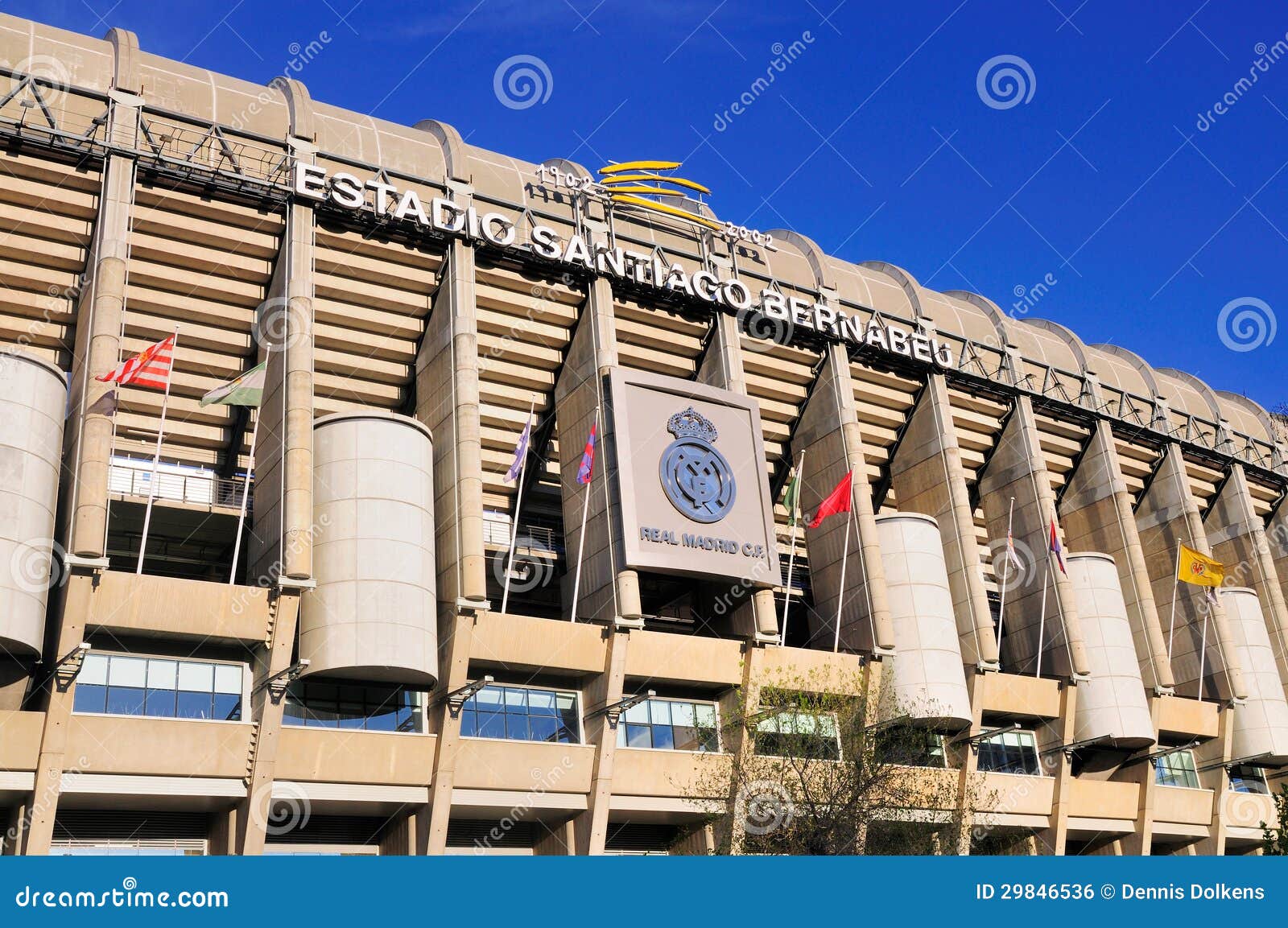 Stadion Von Real Madrid Spanien Redaktionelles Foto Bild 29846536