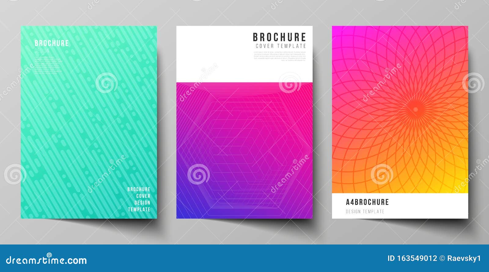 Das Vektorlayout Im Format Moderne Cover Mockups Design Vorlagen Fur Broschuren Zeitschriften Flyer Broschure Vektor Abbildung Illustration Von Format Cover