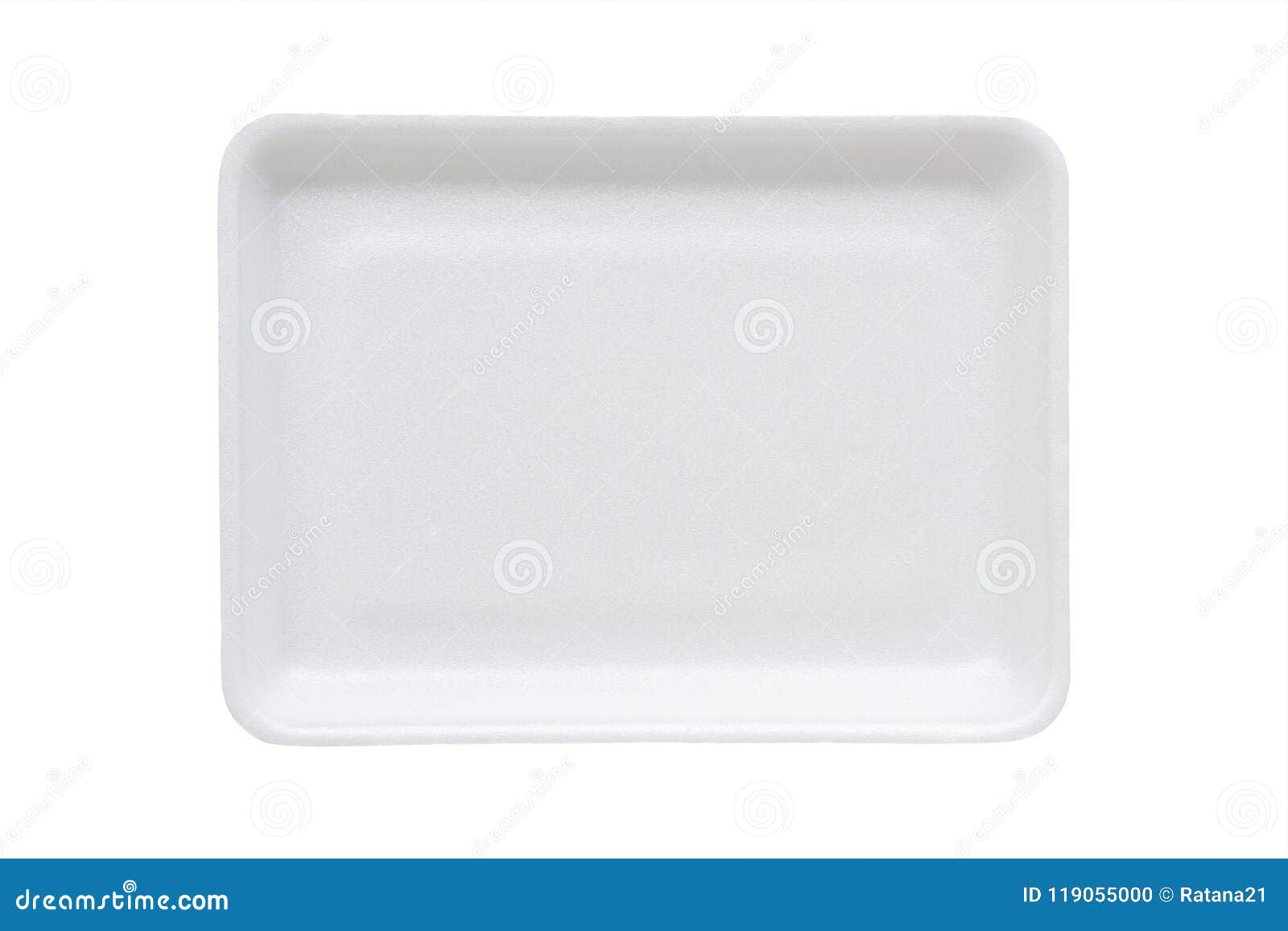 Das Weiße Essenstablett, Das Vom Polystyrenschaum Hergestellt Wurde,  Lokalisierte Hintergrund Stockfoto - Bild von studio, nahrung: 119055000