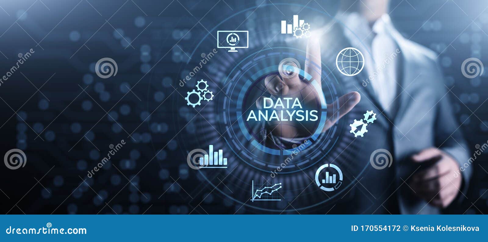 Data Analysis Business Intelligence Analytics Internet Technology