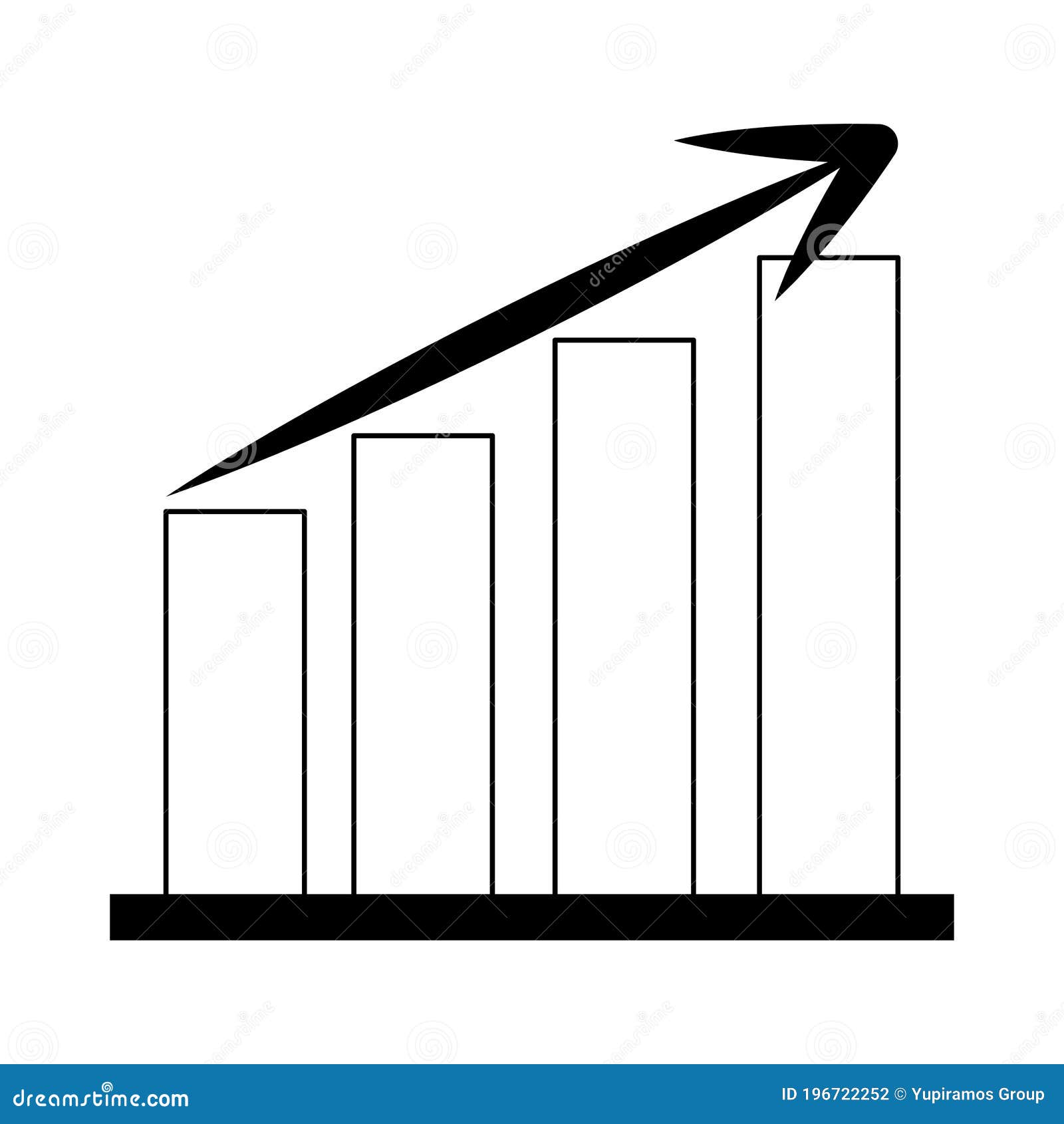 Data Analysis, Chart Report Growing Arrow Financial Business Line Icon ...