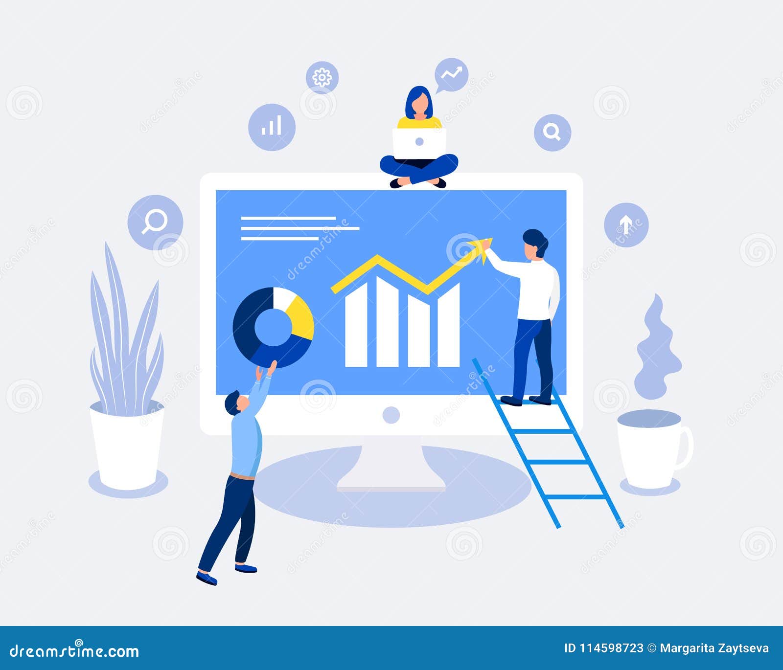 data analysis  concept.